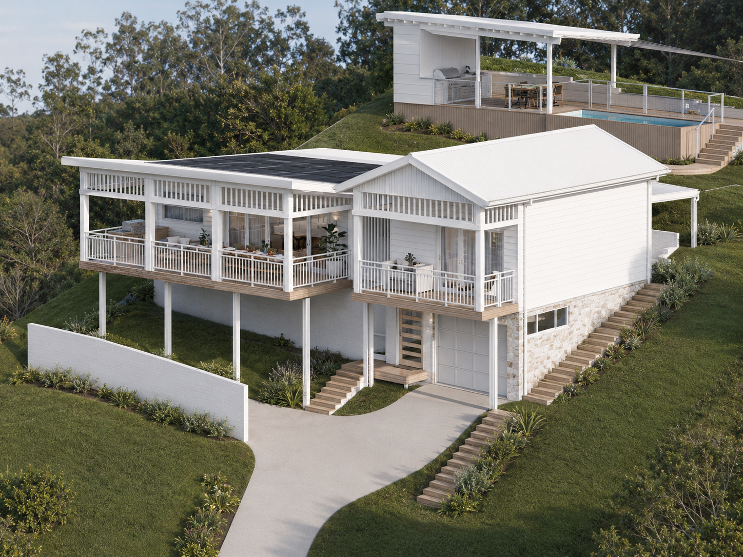 Wangi Wangi House staged alterations overlooking Lake Macquarie