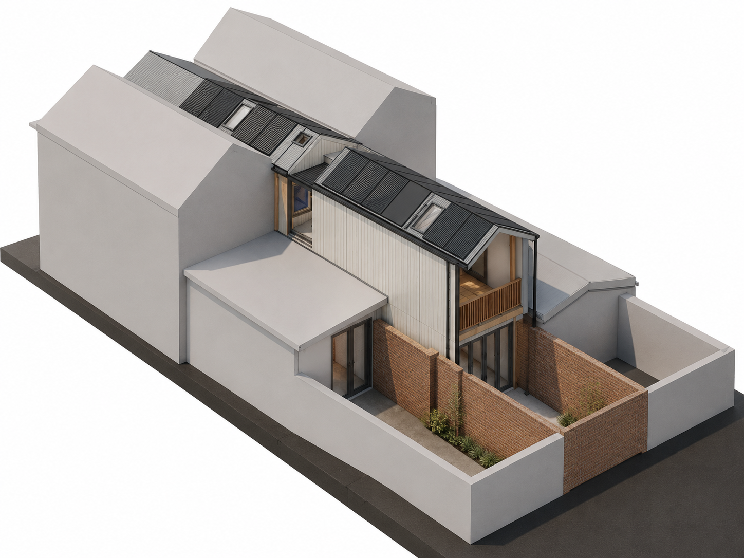Cooks Hill Terrace heritage alteration design view