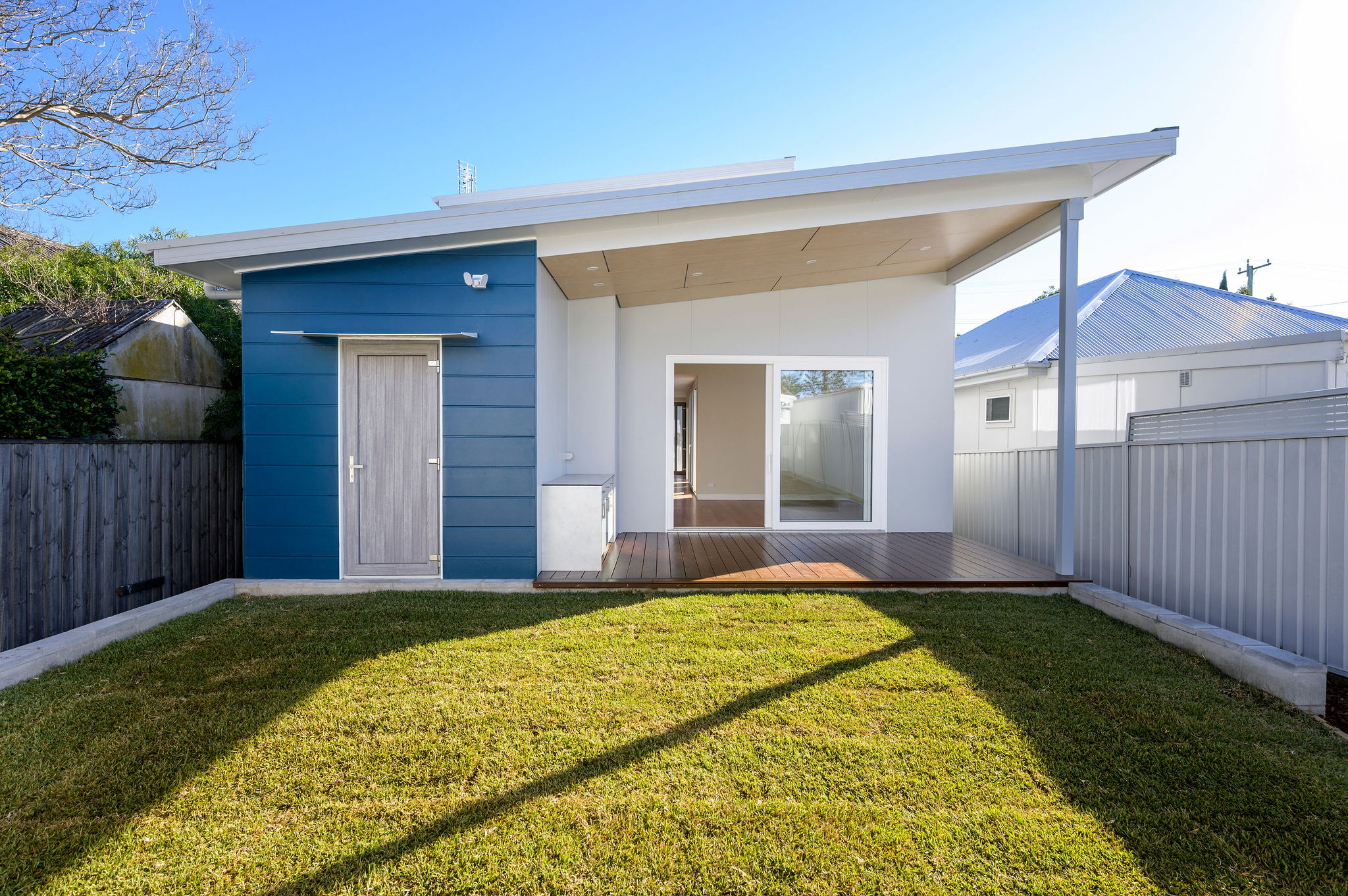 Stockton House rear elevation and deck