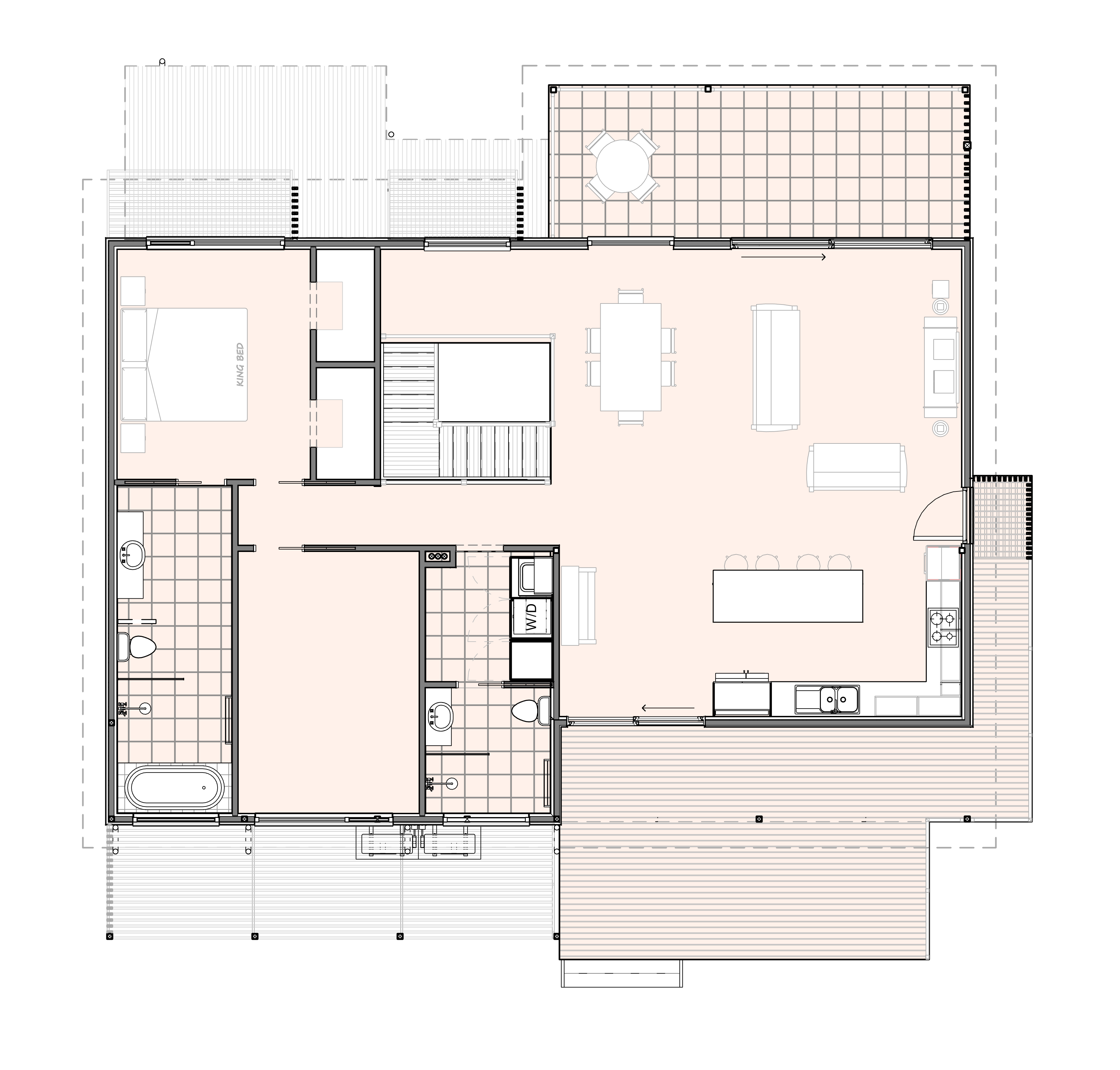 Toronto House main floor plan