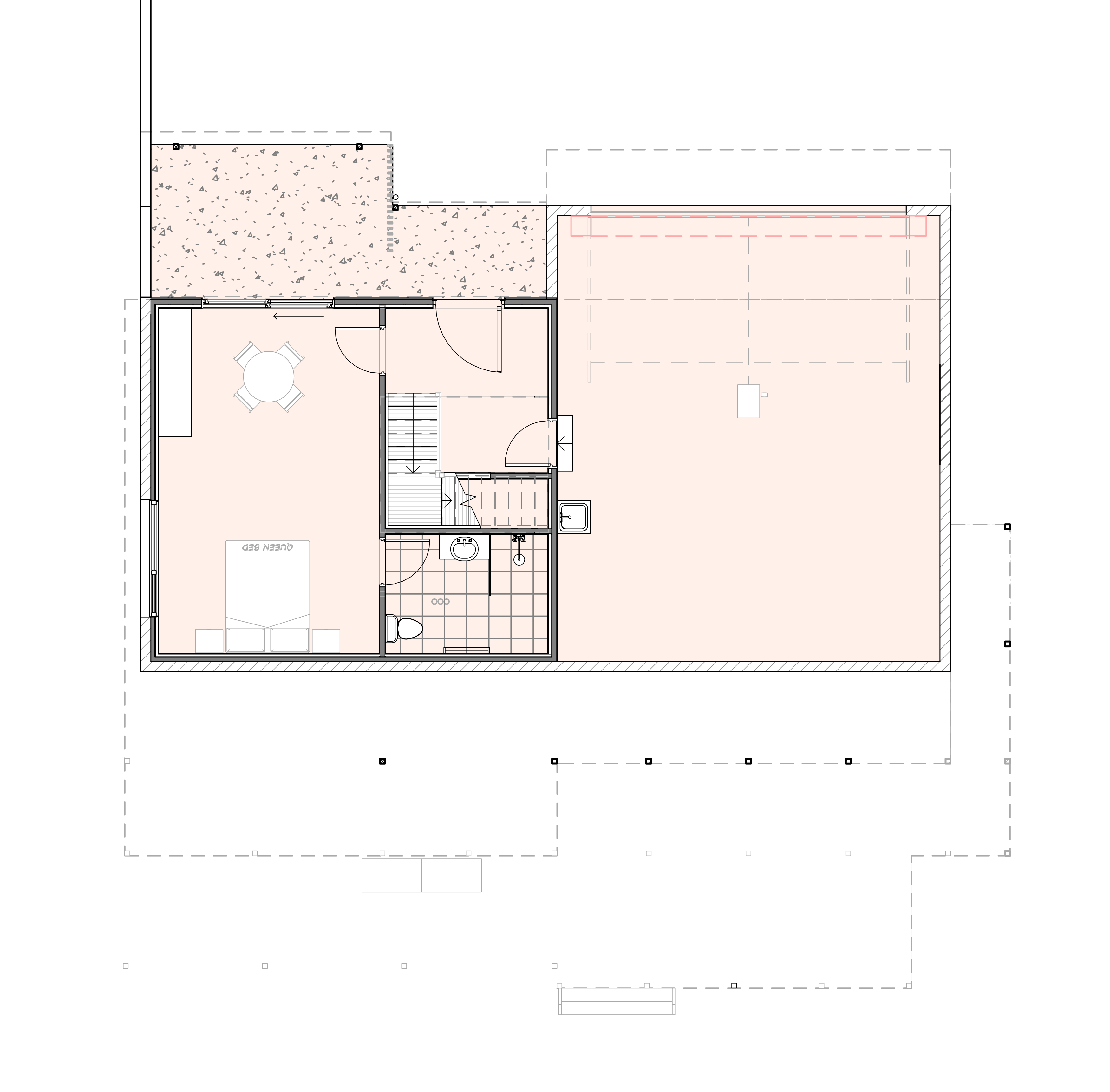 Toronto House lower floor plan