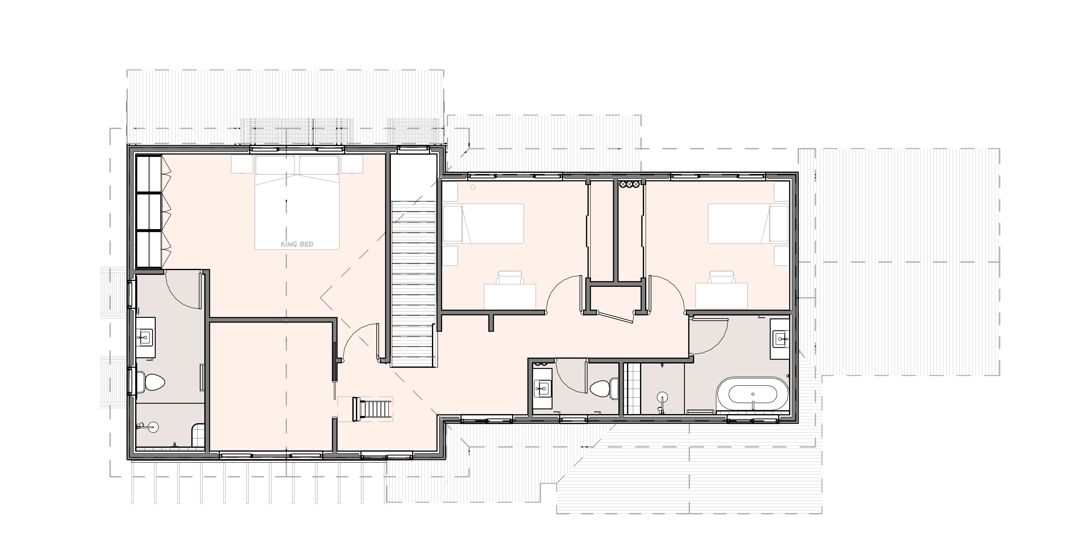 Umina Beach House first floor plan
