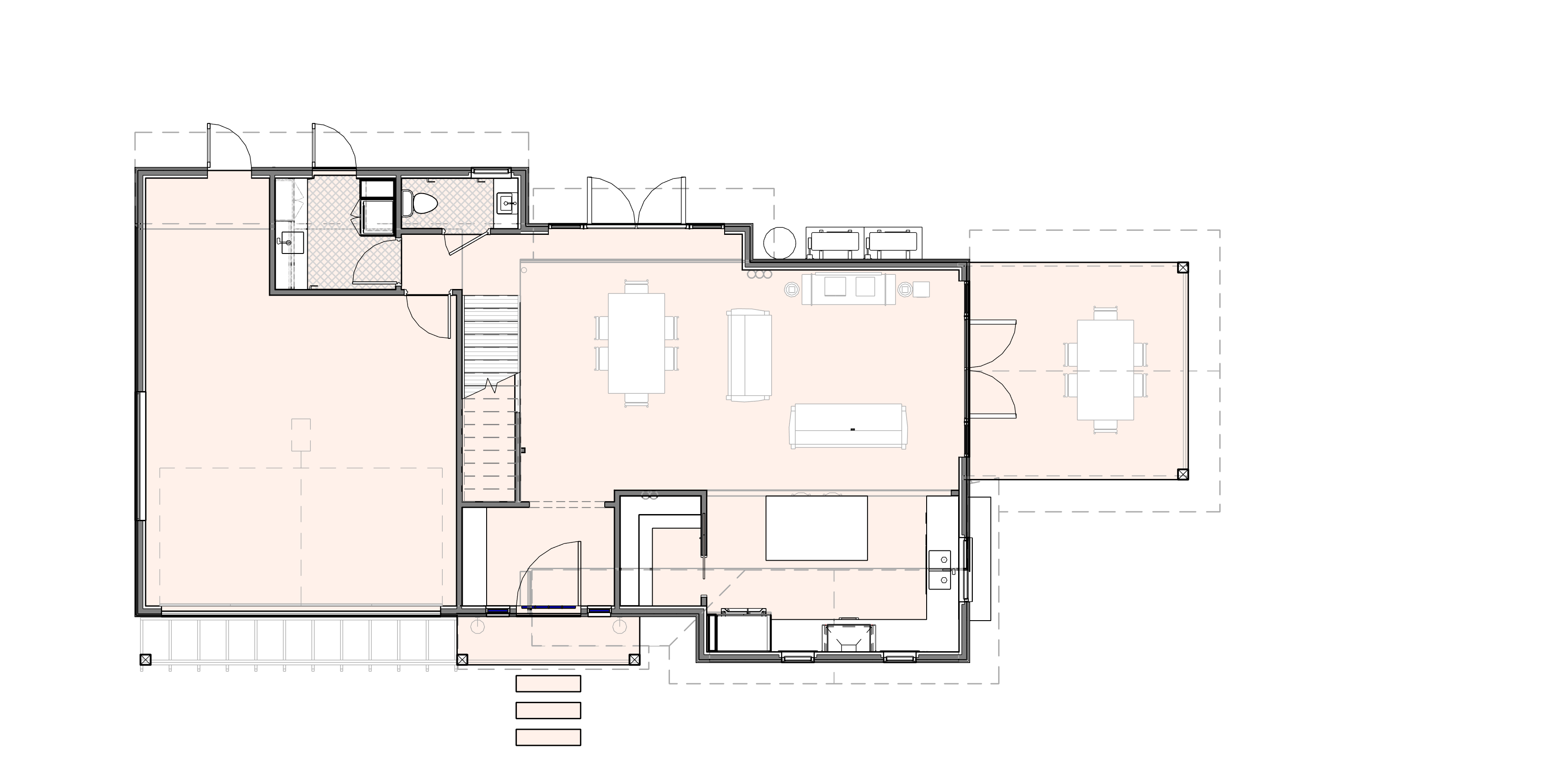 Umina Beach House ground floor plan